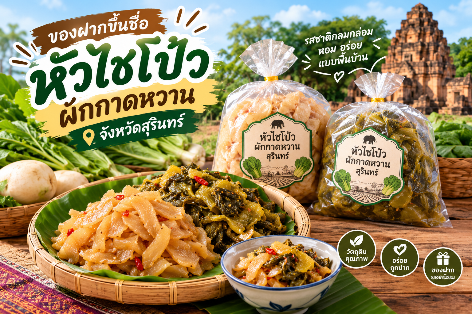 ผักกาดหวาน หรือ ไชโป๊วหวาน